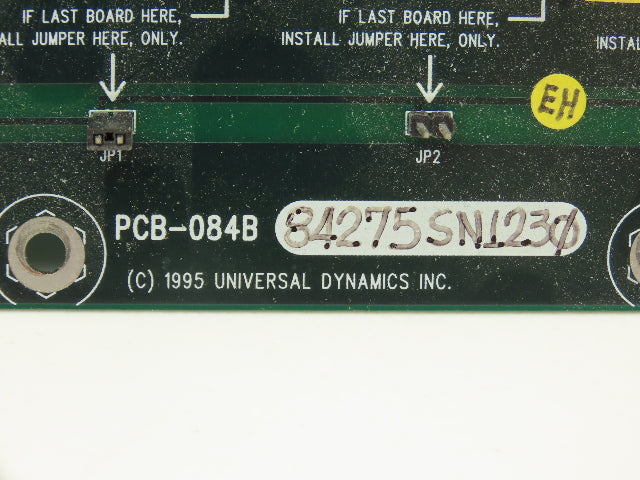 Universal Dynamics PCB-084B UnaDyn PC Board Assembly 24 VDC Stock # 84275