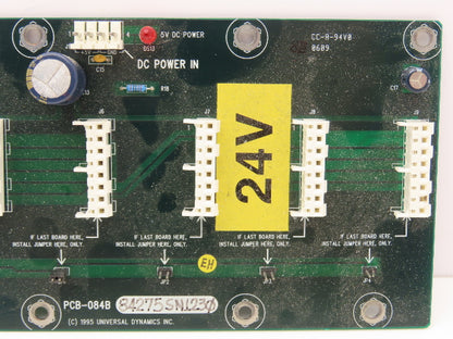 Universal Dynamics PCB-084B UnaDyn PC Board Assembly 24 VDC Stock # 84275