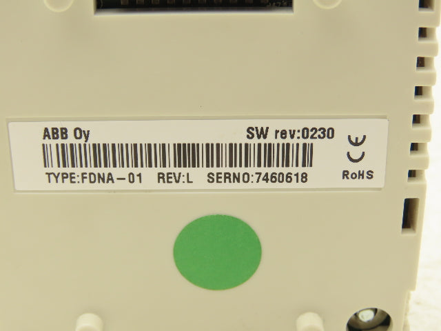 ABB FDNA-01 Devicenet Plug-In Adapter Module Rev L For AC Drive