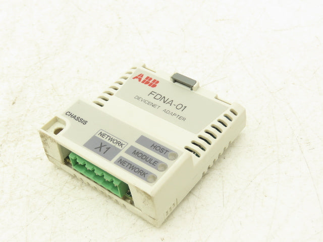 ABB FDNA-01 Devicenet Plug-In Adapter Module Rev L For AC Drive