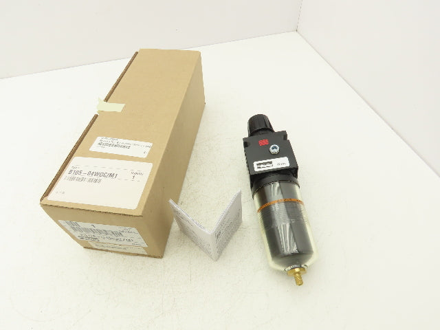 Parker B105-04WGC/M1 Pneumatic Air Pressure Filter Regulator 1/2" NPT 250 PSI