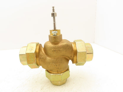 Hora TS130C 3 Way Mixing/Pass-Through Valve 1-1/2" NPT 316RGA MMD Kvs25 Brass