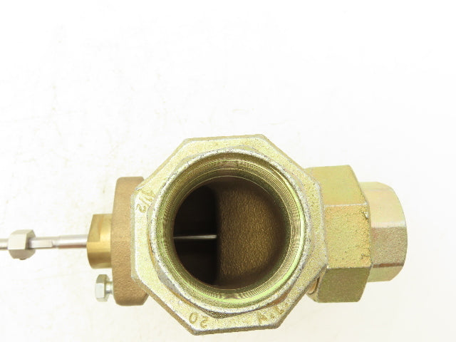 Hora TS130C 3 Way Mixing/Pass-Through Valve 1-1/2" NPT 316RGA MMD Kvs25 Brass