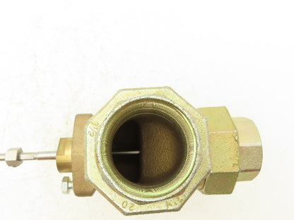 Hora TS130C 3 Way Mixing/Pass-Through Valve 1-1/2" NPT 316RGA MMD Kvs25 Brass