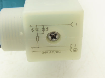 MAC 6542B-241-PM-610JC Pneumatic Valve 3 Pos 4-Way Open Center 1/2" NPT Base