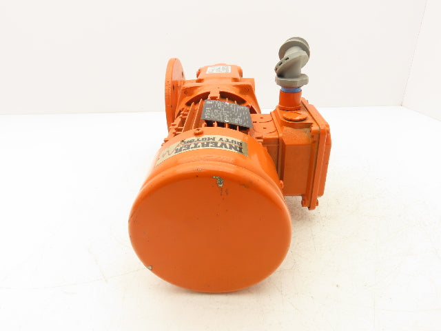 Nord SK63L/4 CUS Gearmotor 128.7 Ratio 13rpm 230/460V 3PH 3/4"Hollow Shaft