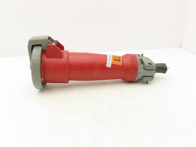 Hubbell 4100C7W Female Connector Body IEC PIN & Sleeve100-A 3Ph 480 VAC 3 Pole