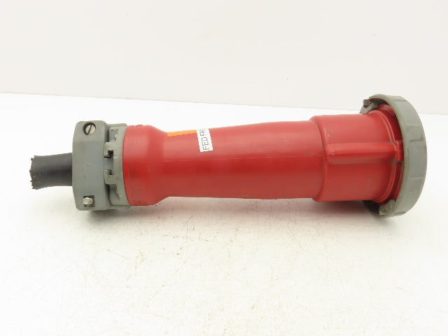Hubbell 4100C7W Female Connector Body IEC PIN & Sleeve100-A 3Ph 480 VAC 3 Pole