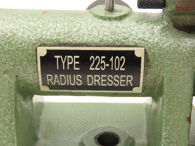 Type 225-102 Radius & Angle Grinding Wheel Dresser 12"Max Dia