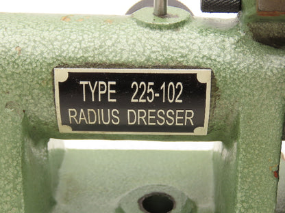 Type 225-102 Radius & Angle Grinding Wheel Dresser 12"Max Dia