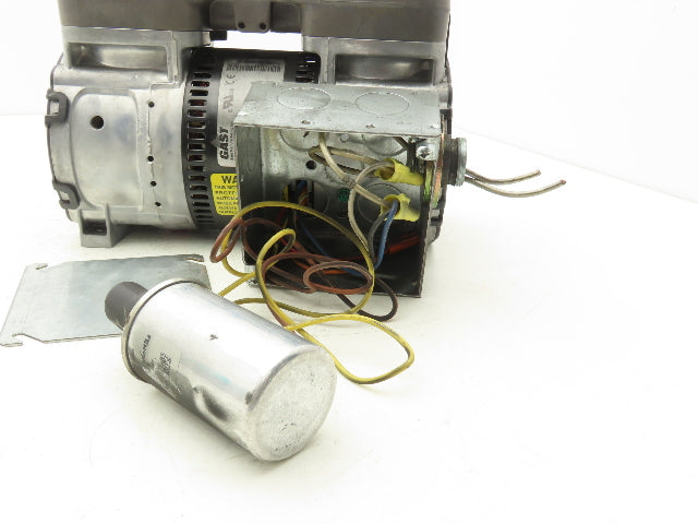 Gast 87R545-V101-N470X Twin Cylinder Oil-less Vacuum Pump 1PH 120/240V