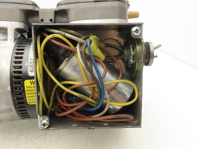 Gast 87R545-V101-N470X Twin Cylinder Oil-less Vacuum Pump 1PH 120/240V