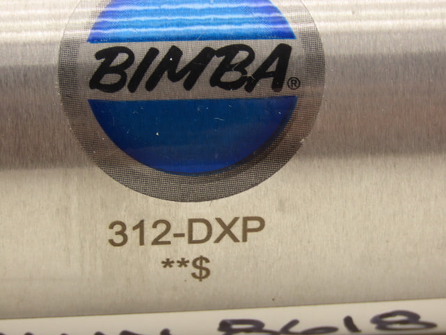 Bimba 312-DXP Pneumatic Air Cylinder 2" Bore x 2" Stroke Double Acting 5/8" Rod