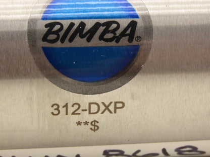 Bimba 312-DXP Pneumatic Air Cylinder 2" Bore x 2" Stroke Double Acting 5/8" Rod