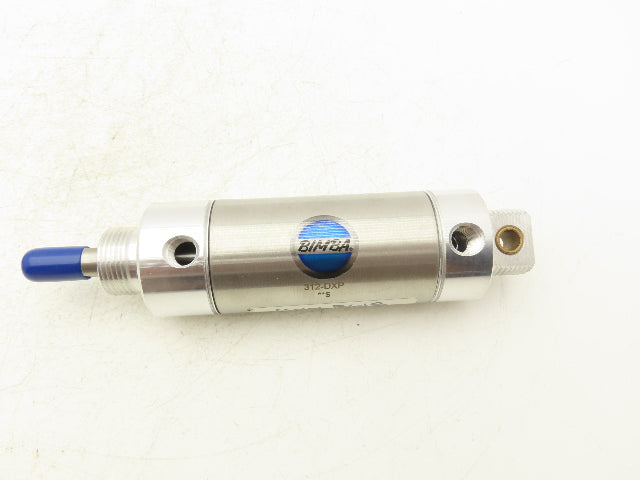 Bimba 312-DXP Pneumatic Air Cylinder 2" Bore x 2" Stroke Double Acting 5/8" Rod