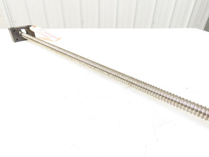 Thomson RM2005FDZ1-1167 Ball Screw 20mm Dia 5mm Pitch 1167mm L  w/Bearing Blocks