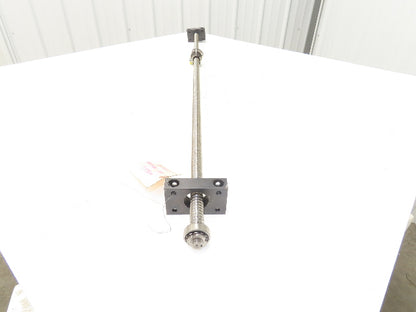 Thomson RM2005FDZ1-1167 Ball Screw 20mm Dia 5mm Pitch 1167mm L  w/Bearing Blocks