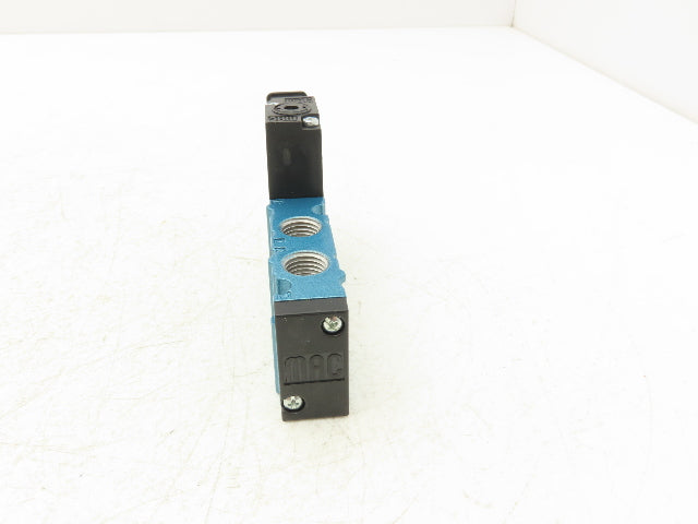 MAC 411A-BOA-DM-DFFJ-1KJ Pneumatic Air Valve 1/4" NPT 5/2-Way NO 24V 20-120 PSI