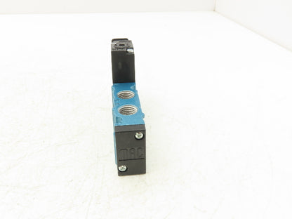 MAC 411A-BOA-DM-DFFJ-1KJ Pneumatic Air Valve 1/4" NPT 5/2-Way NO 24V 20-120 PSI