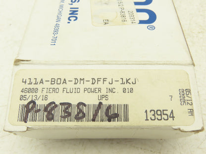 MAC 411A-BOA-DM-DFFJ-1KJ Pneumatic Air Valve 1/4" NPT 5/2-Way NO 24V 20-120 PSI