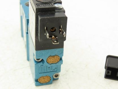 MAC 411A-BOA-DM-DFFJ-1KJ Pneumatic Air Valve 1/4" NPT 5/2-Way NO 24V 20-120 PSI