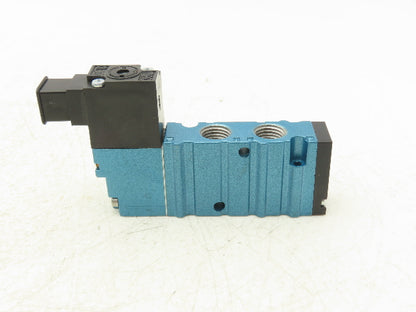 MAC 411A-BOA-DM-DFFJ-1KJ Pneumatic Air Valve 1/4" NPT 5/2-Way NO 24V 20-120 PSI