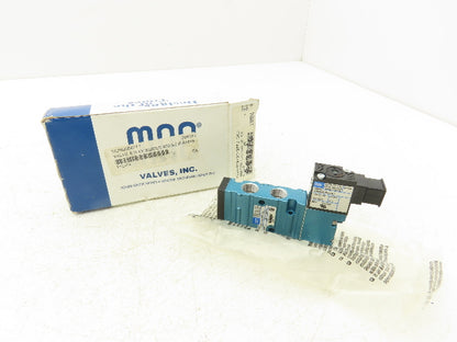 MAC 411A-BOA-DM-DFFJ-1KJ Pneumatic Air Valve 1/4" NPT 5/2-Way NO 24V 20-120 PSI