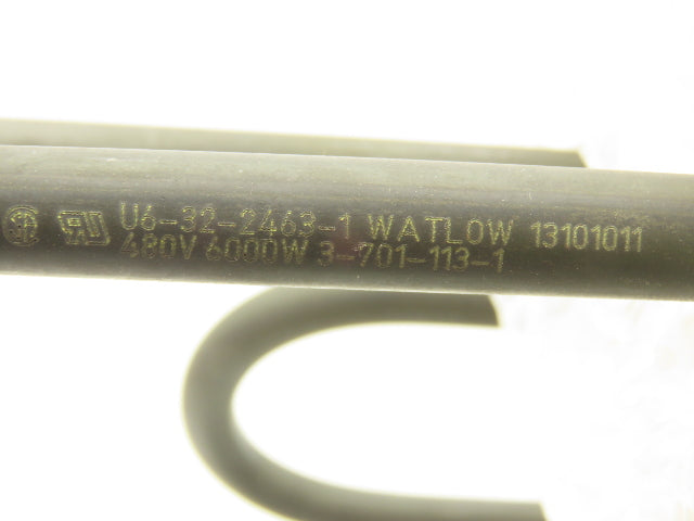 Watlow U6-32-2463-1 Heating Element Tubular Heater 480V 6000 Watt 3-701-113-1