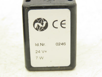 Norgren 0246 Solenoid Coil STD 24 VDC 7 Watt 1/2" Post Hole Lot of 2