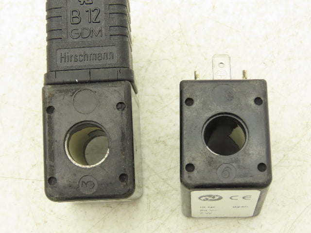Norgren 0246 Solenoid Coil STD 24 VDC 7 Watt 1/2" Post Hole Lot of 2