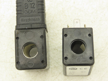 Norgren 0246 Solenoid Coil STD 24 VDC 7 Watt 1/2" Post Hole Lot of 2