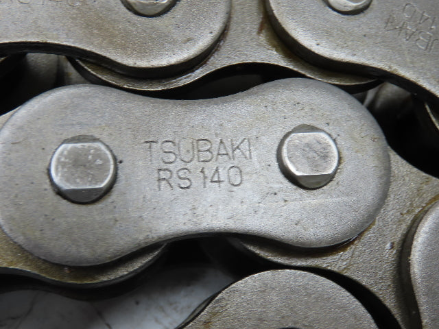 Tsubaki RS 140 RIV Roller Chain 1-3/4" Pitch Riveted 8' 4"L w/Master Links