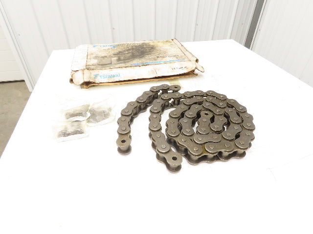 Tsubaki RS 140 RIV Roller Chain 1-3/4" Pitch Riveted 8' 4"L w/Master Links