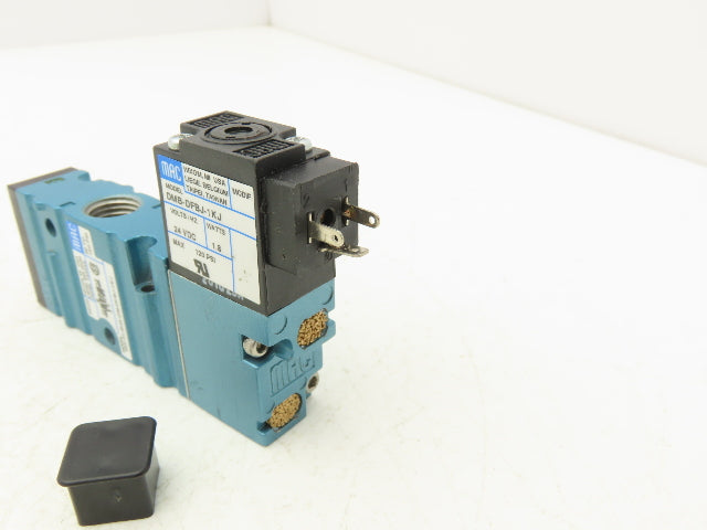 MAC 52A-31-BOA-DM-DFBJ-1KJ Pneumatic Air Valve 1/4" NPT 3/2-Way NO 24V 120 PSI