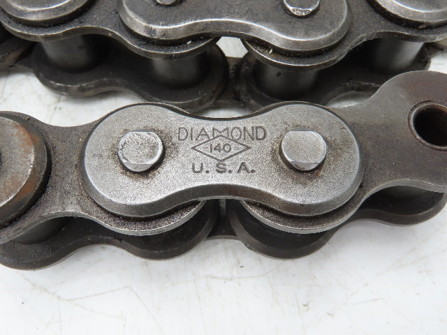Diamond 140 Roller Chain 1-3/4" Pitch Riveted 8' 7"L w/Master Link