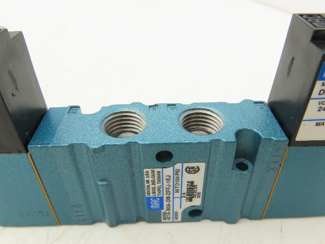 MAC 421A-BOA-DM-DFFJ-1KJ Pneumatic Air Valve 1/4"NPT 4-Way 5/2 NO 24V 20-120 PSI