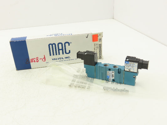 MAC 421A-BOA-DM-DFFJ-1KJ Pneumatic Air Valve 1/4"NPT 4-Way 5/2 NO 24V 20-120 PSI