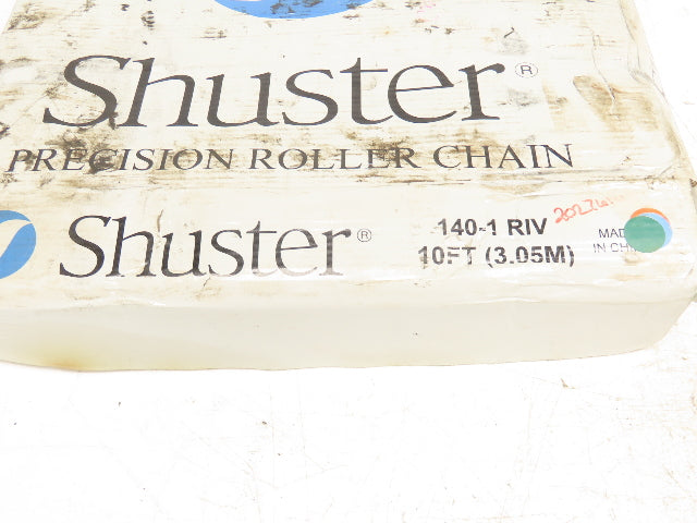Shuster 140-1 RIV Roller Chain 1-3/4" Pitch Riveted 10' L w/Master Link