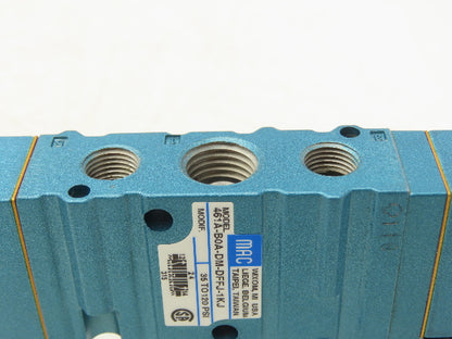 MAC 461A-BOA-DM-DFFJ-1KJ Pneumatic Air Valve 1/4"NPT 5/3 NO 24V 35-120 PSI