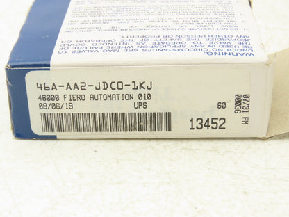 MAC 46A-AA2-JDCO-1KJ Pneumatic Air Valve 1/8" NPT 4-Way/2-Pos  24V 120 PSI