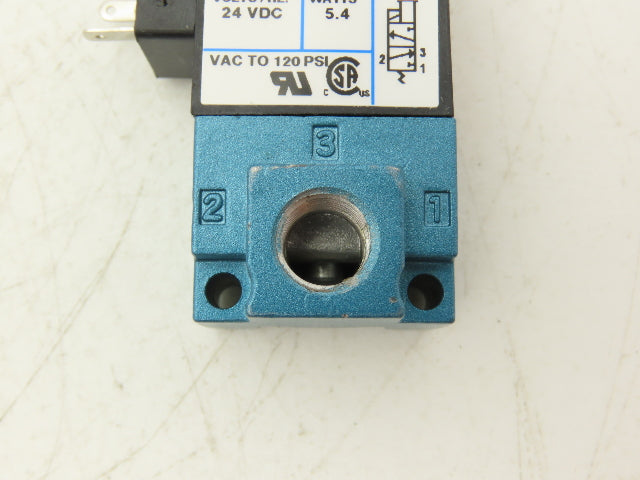 MAC 35A-AAA-DDAJ-1KJ Pneumatic Air Valve 1/8" NPT 3-Way/2-Pos 24V 120 PSI