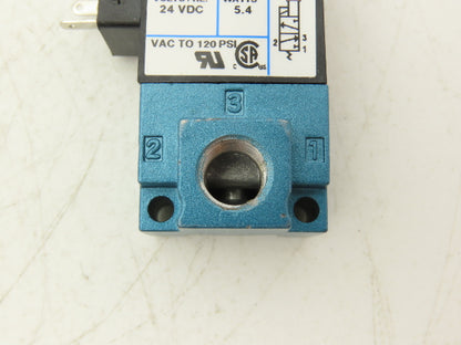 MAC 35A-AAA-DDAJ-1KJ Pneumatic Air Valve 1/8" NPT 3-Way/2-Pos 24V 120 PSI