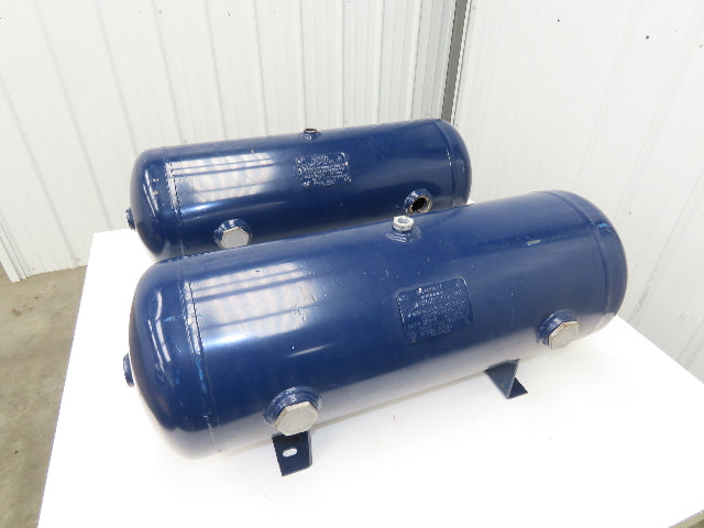 Manchester Tank 33346 Horizontal Air Receiver Tank 15 Gallon 200 PSI Lot of 2