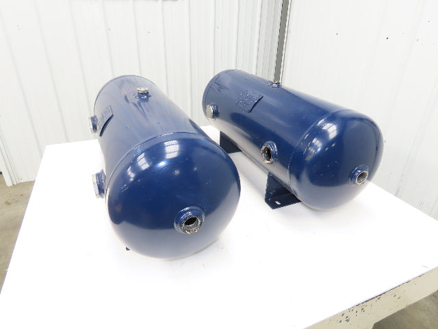 Manchester Tank 33346 Horizontal Air Receiver Tank 15 Gallon 200 PSI Lot of 2