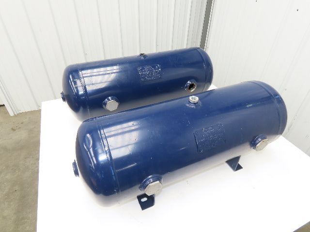 Manchester Tank 33346 Horizontal Air Receiver Tank 15 Gallon 200 PSI Lot of 2