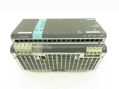 Siemens 6EP1437-3BA00 SITOP Modular Power Supply 24VDC 40A Out 480V 3Ph In