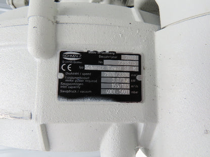 Schmalz AF 100L/2L-11L SB-M Regenerative Vacuum Blower 108cfm 3.6kw 230/460V 3PH