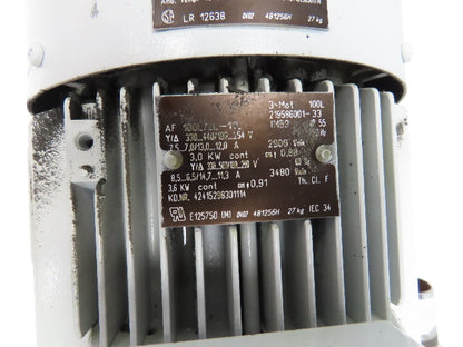 Schmalz AF 100L/2L-11L SB-M Regenerative Vacuum Blower 108cfm 3.6kw 230/460V 3PH