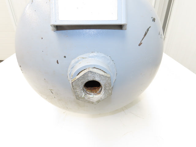Horizontal Air Receiver Tank 17 Gallon Water Holding Tank 150PSI