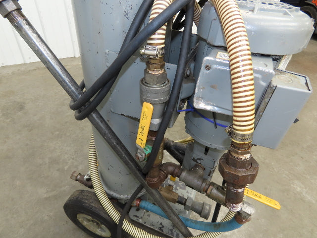 Hilco Portable Coolant Oil Filter Cart 11.4GPM Pump 120V 3/4Hp Filters